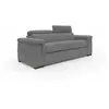 Divani.store Giunone Canapé convertible - Gris