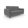 Divani.store Scarlet Canapé lit convertible en tissu coton mixte imperméable T19 215 cm (mat.160x197) anthracite