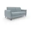 Divani.store Scarlet Canapé lit convertible en tissu coton mixte imperméable T19 195 cm (mat.140x197) bleu pastel