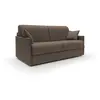 Divani.store Evans Canapé Lit Convertible - Brun