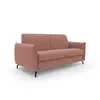 Divani.store Scarlet Canapé lit convertible en tissu coton mixte imperméable T19 215 cm (mat.160x197) saumon