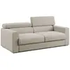Divani.store Dylan Canapé en Tissu - Crème - 188 cm
