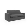 Divani.store Kansas Canapé lit convertible T13 212 cm - Anthracite