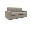 Divani.store Kansas - Canapé lit convertible 192 cm Taupe