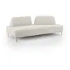 Divani.store Newton Canapé modulable avec dossier amovibles T07 212 cm blanc