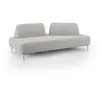 Divani.store Newton Canapé modulable avec dossier amovibles T07 212 cm gris