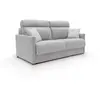 Divani.store Margot - Canapé lit convertible 156 cm Gris Clair