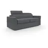Divani.store Avalon Canapé lit matelas H18 cm T03 - Anthracite