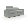 Divani.store Avalon Canapé lit matelas 18 cm - Gris clair