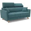 Divani.store Canapé convertible avec têtières réglables 200 cm vert
