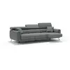Divani.store Caravaggio Canapé 3 assises extensibles - Gris