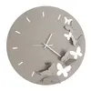 ARTI E MESTIERI horloge murale BUTTERFLY SPRING (Beige - Métal verni)