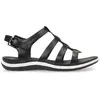 Geox Femme D Sandal Vega A Sandales, Black, 40 EU