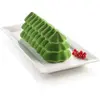 Moule à bûche en silicone sapin Silikomart 13,8x9,5x33,7 cm