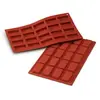 Plaque 20 mini-financiers en silicone Silikomart