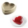 Moule à gâteau fantaisie SILIKOMART batticuore coeur 20.5 x 8 cm gris 3D TU
