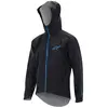 Veste de VTT All Mountain - Alpinestars - Homme - Noir-Cyan - Imperméable et respirante
