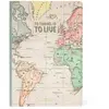 Legami - Cahier ligné, moyen, format A5, 14,2 x 21 cm, thème Travel, papier certifié FSC® (FSC-C154586), papier blanc 100 g/m², transparent