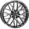 Jantes en alliage MOMO RFX-01 10x21 5x112 ET 50 NOIR MAT POLISÉ