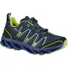 CMP Kids ALTAK Trail Shoe 2.0 Chaussures, Bleu Cosmo Limeade 12ne, 30 EU