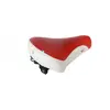 Cicli Bonin Selle Citybike Blanche/Rouge avec Ressorts, Confort et Style, 265x215 mm