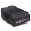 Bonin Sacoche sous selle pour chambre à air de vélo de course, Noir, 13x7x3.5 cm