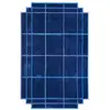 MAGIS tapis VOLENTIERI FINESTRA 170 x 270 cm ( Bleu Royal - 75% viscos...