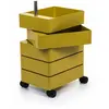 Caisson sur roulettes 5 tiroirs moutarde 360° Container - Magis