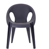 Magis - Fauteuil empilable Bell - Bleu - Polypropylène recyclé - Desig...