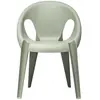 Magis - Fauteuil empilable Bell - Gris - Polyrpopylène recyclé - Desig...
