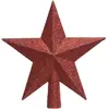 Mobili Rebecca Cime pour sapin de Noël en plastique rouge, H 19 cm