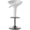 Magis Tabouret Réglable Bombo (Blanc - Acier Et Abs)
