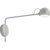 Artemide Ixa applique LED, bras fixe, gris blanc