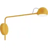 Artemide Ixa applique LED, bras fixe, jaune