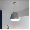 ARTEMIDE lampe à suspension NUR (Gris aluminium - Aluminium, Verre)