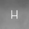 Artemide Alphabet of Light Mur Lettre majuscule H