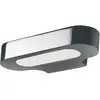 ARTEMIDE lampe murale applique TALO LED (Chrome brillant, 2700K - aluminium, Méthacrylate , polycarbonate)