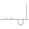 Artemide YANZI-Suspension LED Barre 3 lumières Métal/Verre L156cm