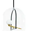 Artemide YANZI-Suspension LED Verre/Métal Ø35cm