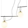 Artemide nh S3 2 suspension en verre à 2 lampes