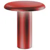Lampe portable en aluminium anodisé rouge 19 cm Takku - Artemide