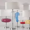 Ailati Lampe de table Show Ogiva 82 cm élément en verre clair