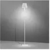 Zafferano, Lampada Poldina L, Lampadaire Rechargeable et Sans Fil avec...