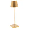 ZAFFERANO Lampe de table led Poldina Pro Glossy Gold, rechargeable et dimmable