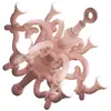 QEEBOO lampadaire pour l'extérieur FALLEN CHANDELIER M (Rose - Polyéthylène)