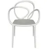 QEEBOO set de 2 chaises LOOP CHAIR sans coussin (Blanc - Polypropylène...