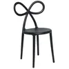 QEEBOO chaise RIBBON CHAIR (Noir - Polypropylène)