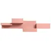 QEEBOO bibliotheque murale PRIMITIVE BOOKSHELF XS (Rose - Polyéthylène...