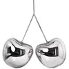 QEEBOO lampe à suspension CHERRY LAMP METAL FINISH (Argent - Polyéthyl...