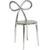 QEEBOO chaise RIBBON CHAIR METAL FINISH (Argent - Polypropylène)